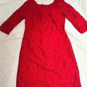 Red Lace Dress